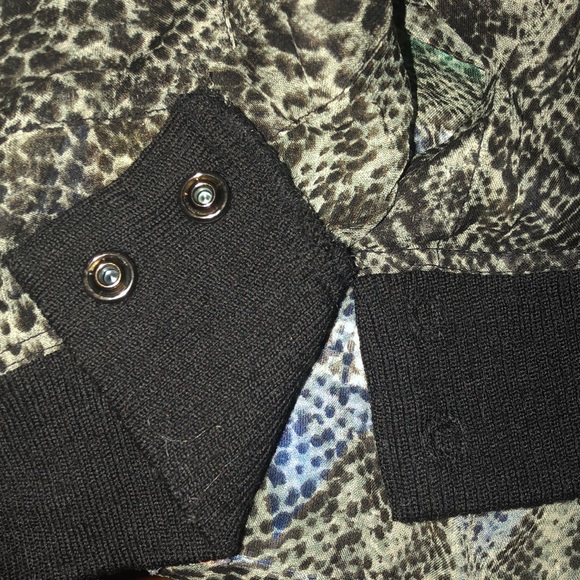 Free People Snakeskin Print Sheer Jacket - Picture 4 of 5